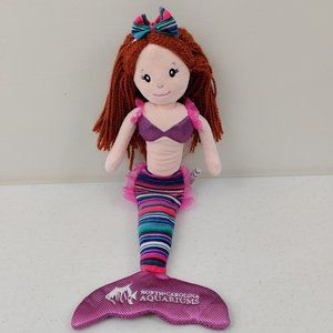 Petting Zoo Mermaid Pink & Purple Plush Stuffed Animal North Carolina Aquarium